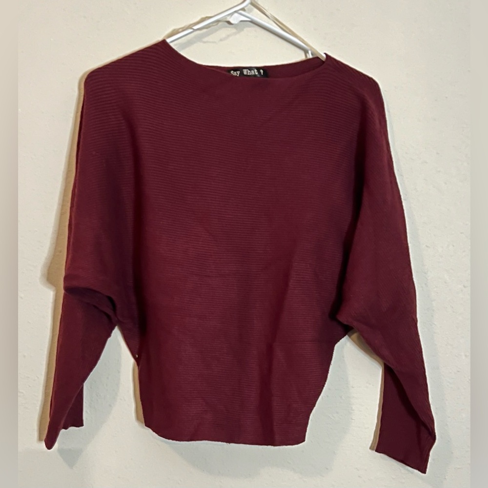 Long sleeve shirt with slouchy sleeves, S, bought at dillards